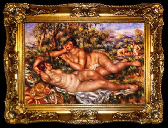 framed  Auguste renoir The Bathers, ta009-2